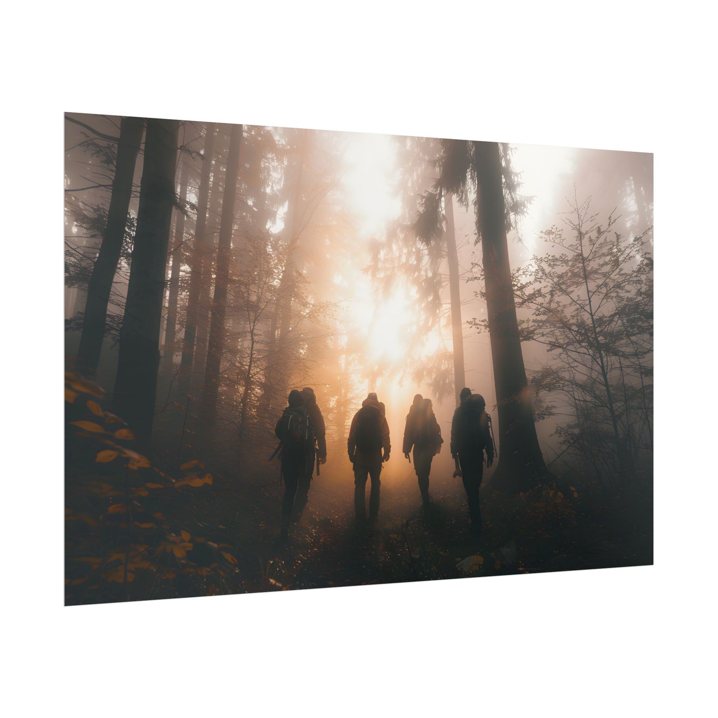 Adventure Through The Mysterious Forest: Group Expedition - Poster