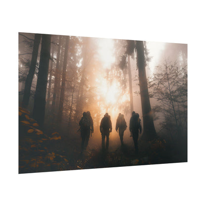 Adventure Through The Mysterious Forest: Group Expedition - Poster