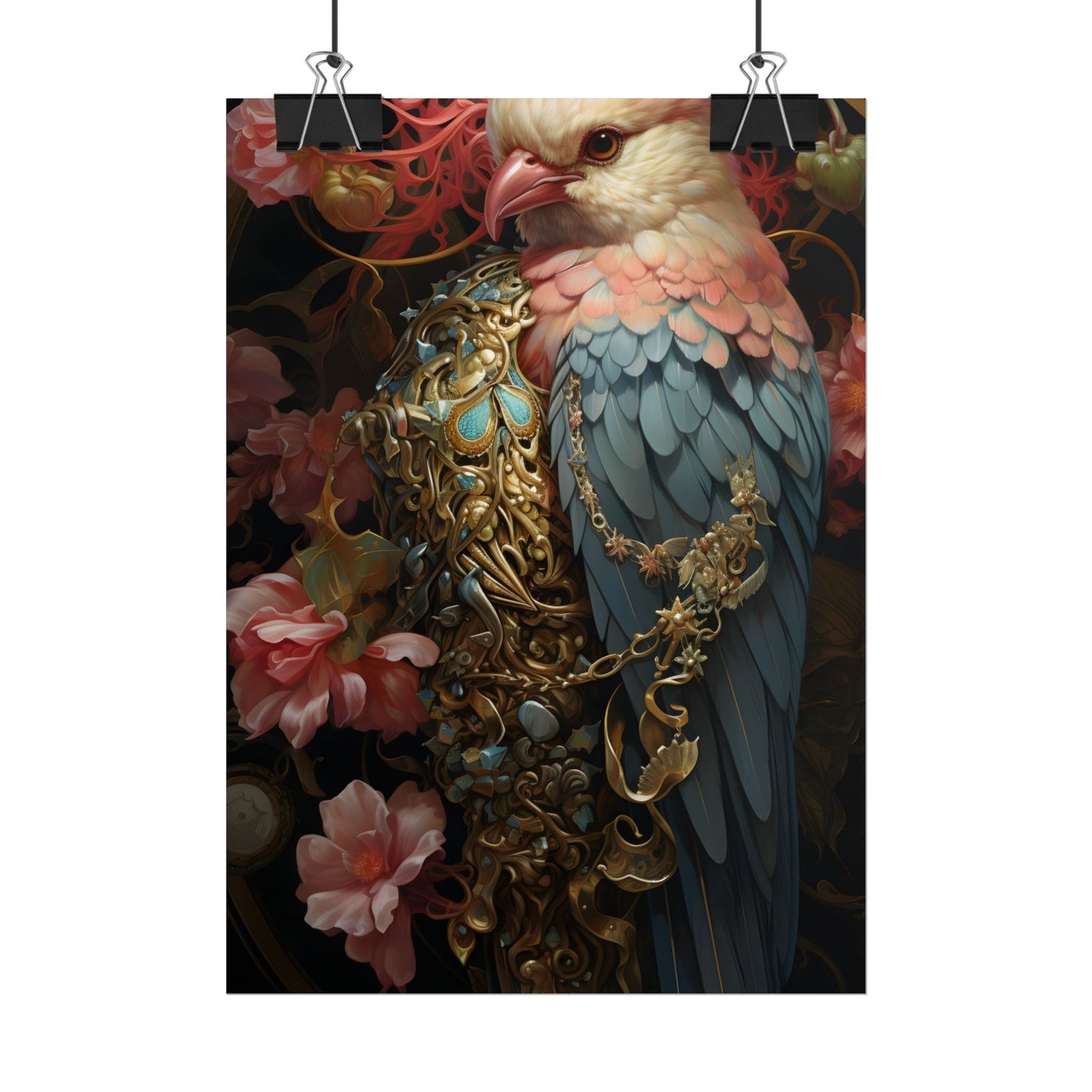 Fantasy Outdoor Guardian: Enchanted Costume Artwork - Poster