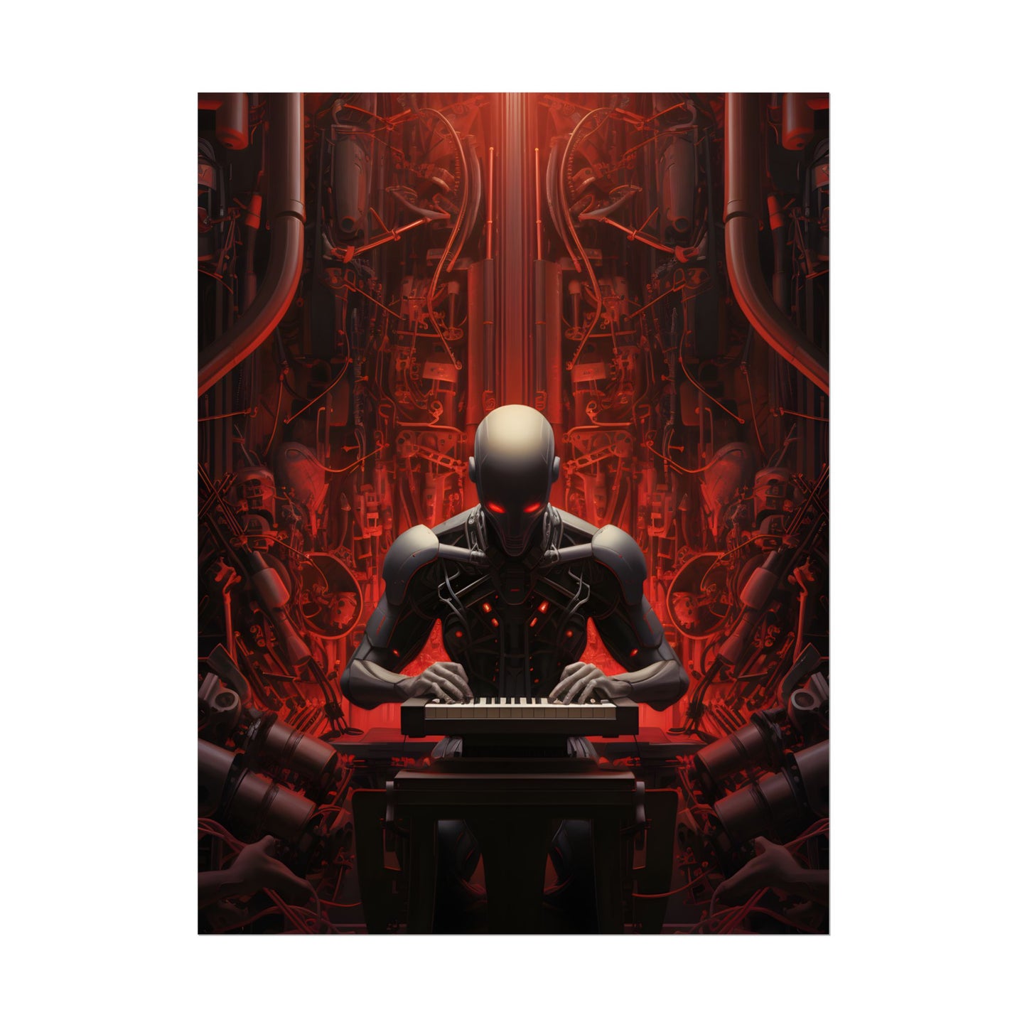 Robot Symphony: A Musical Orchestra of Sentient Robots - Poster