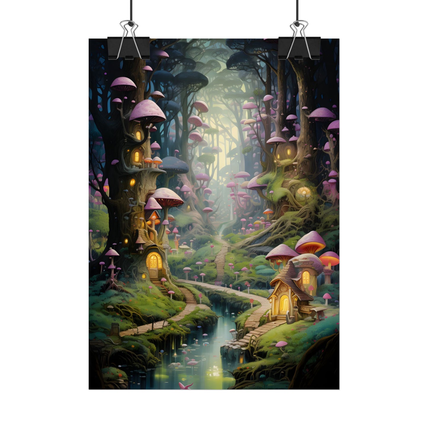 Enchanted Forest Adventure: Vibrant Artwork of Six Brothers - Poster