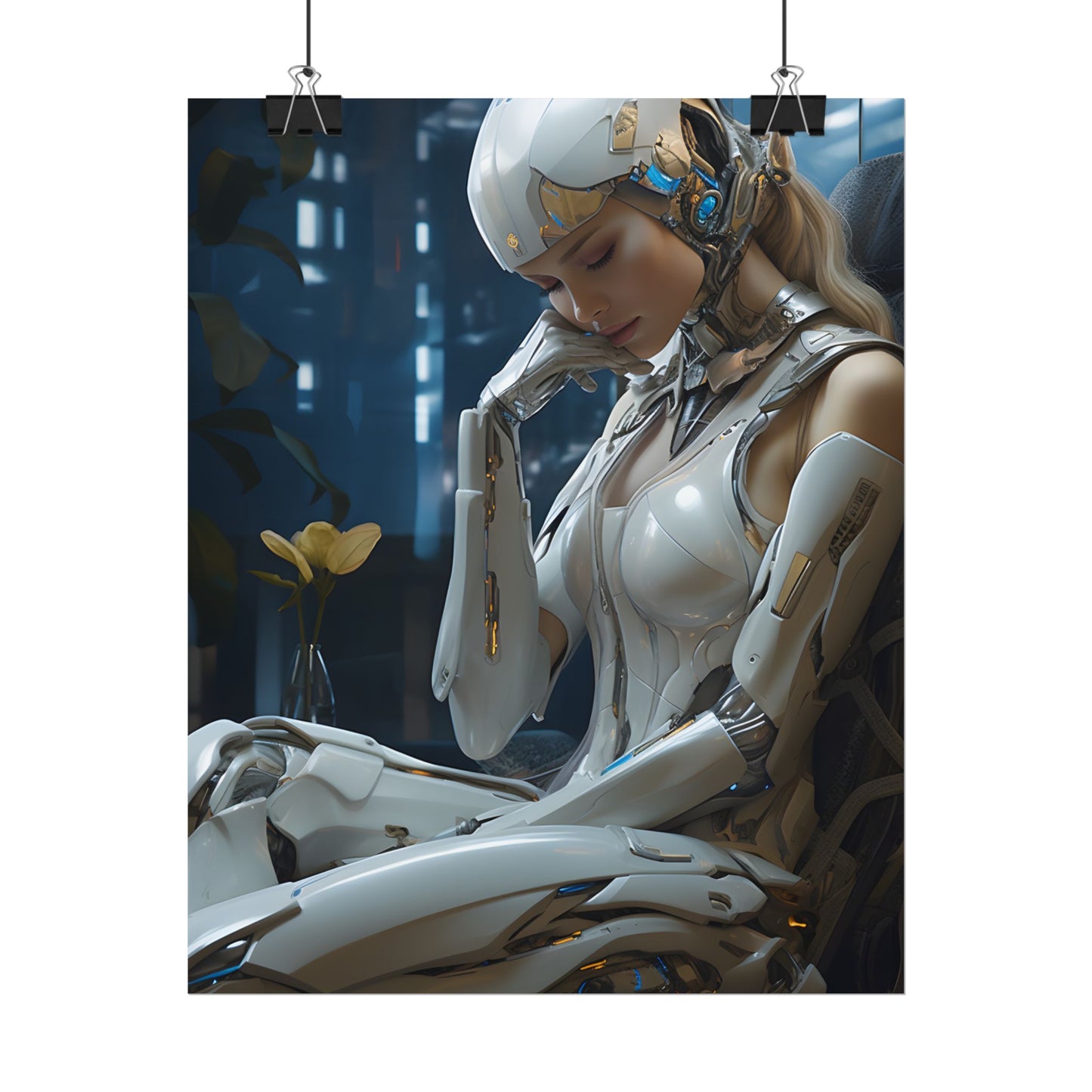 Modern Art Heist: Robot Team in Museum - Poster