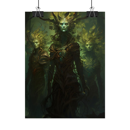 Mystical Forest Guardians: Ancient Tree Spirits Awaken - Poster