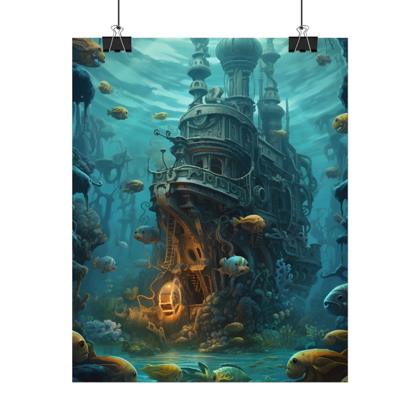 Steampunk Underwater Adventure: Captain Nemos Quest - Poster