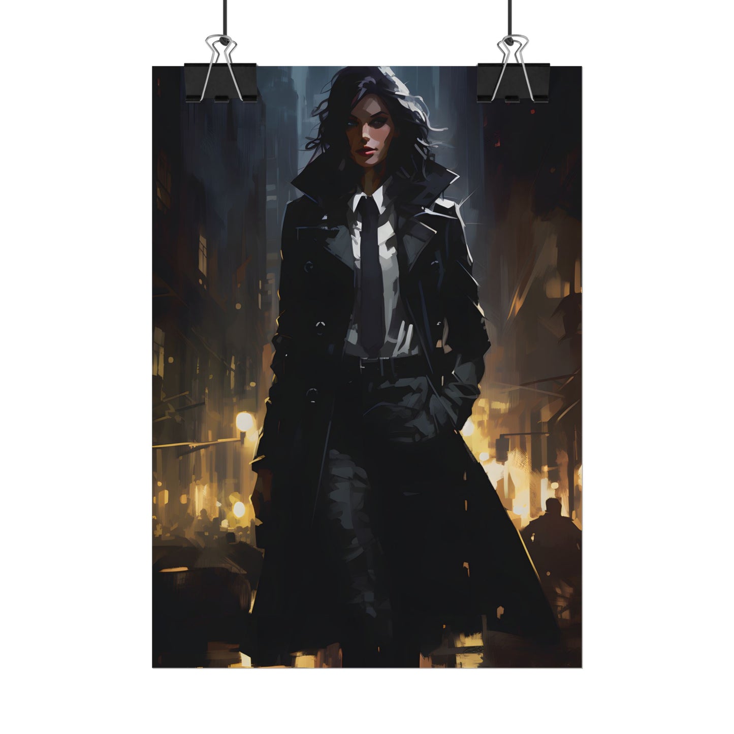 Urban Fantasy Detective: Mystery in City Streets - Poster