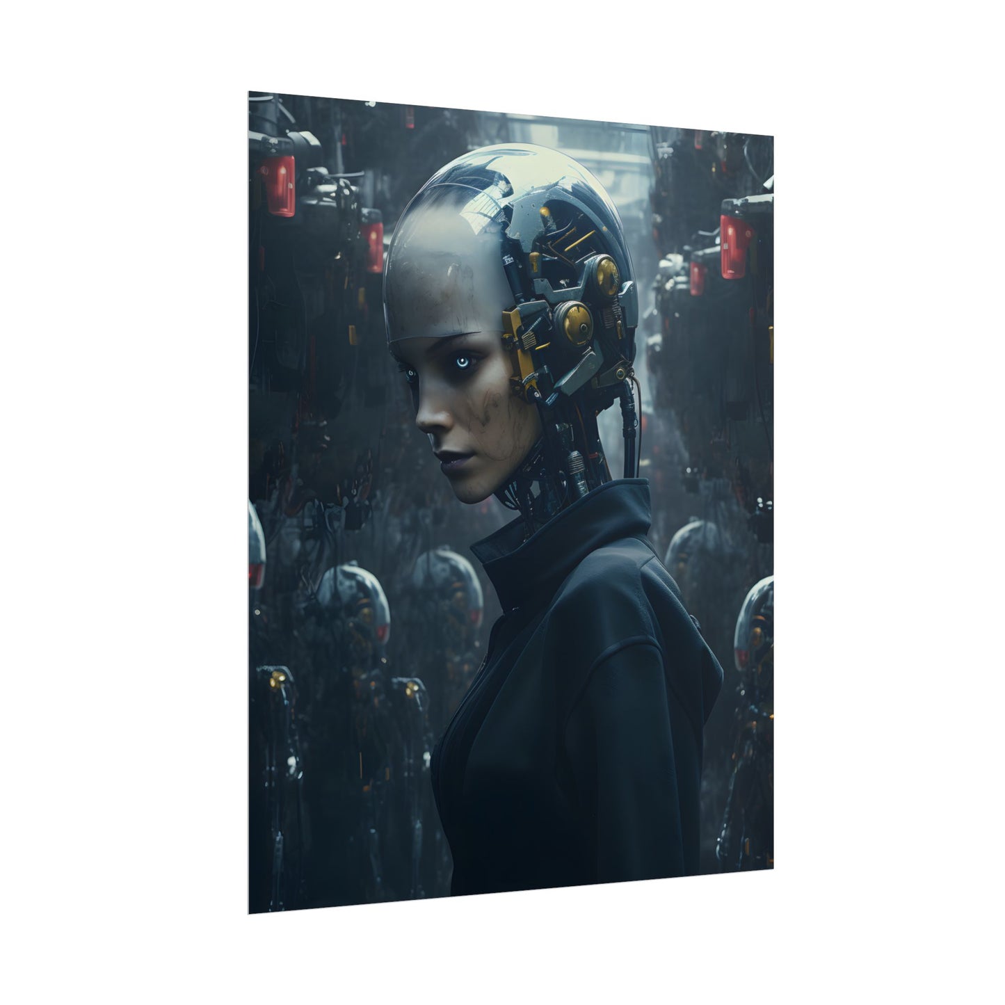 A group of charismatic thieves pull off a daring robotic art heist - Action - Poster