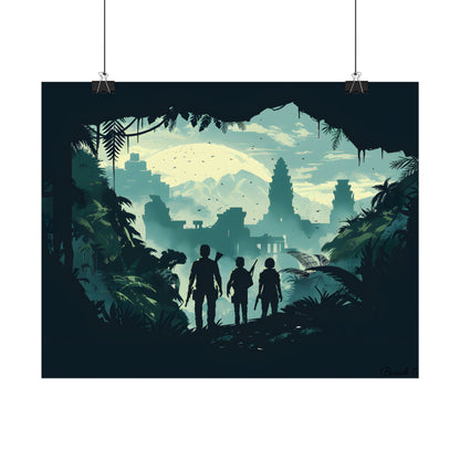 Adventurous Pair: Heroes by Side - Poster