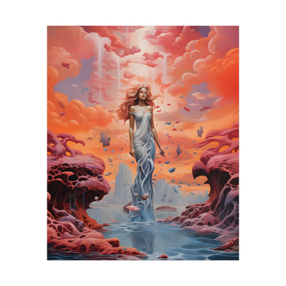 Immersive Dreamscape: A Surreal Journey through Psychedelic Art - Poster