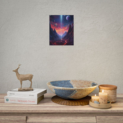 Black Hole Odyssey: A Massive Planet in Space - Poster