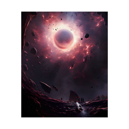 Cosmic Black Hole: Massive Planet in Stellar Orbit - Poster