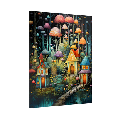Enchanted Forest Fairies: A Classic Whimsical Artwork - Poster