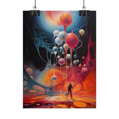 Cosmic Art Gallery: Enchanting Celestial Realm - Poster