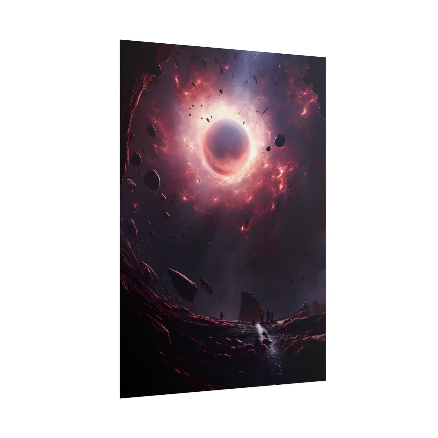 Cosmic Black Hole: Massive Planet in Stellar Orbit - Poster