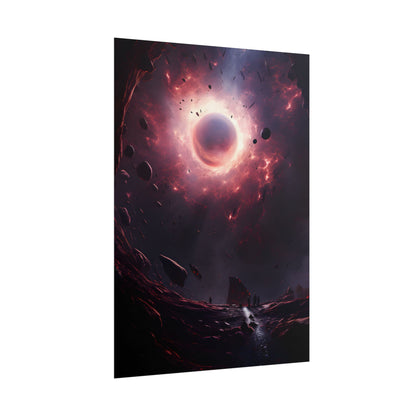 Cosmic Black Hole: Massive Planet in Stellar Orbit - Poster