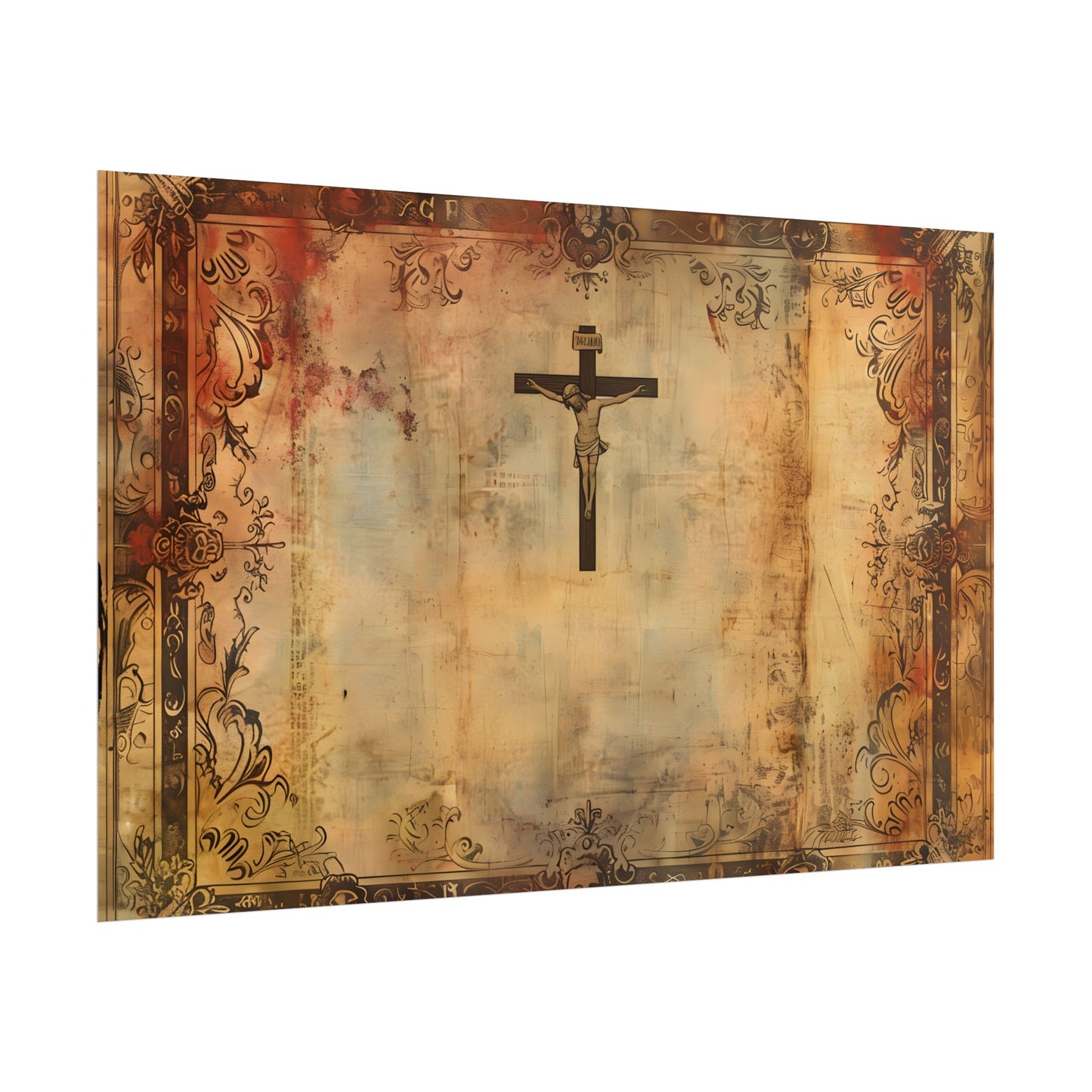 Vintage Biblical Art Print: A Historical Scene - Poster