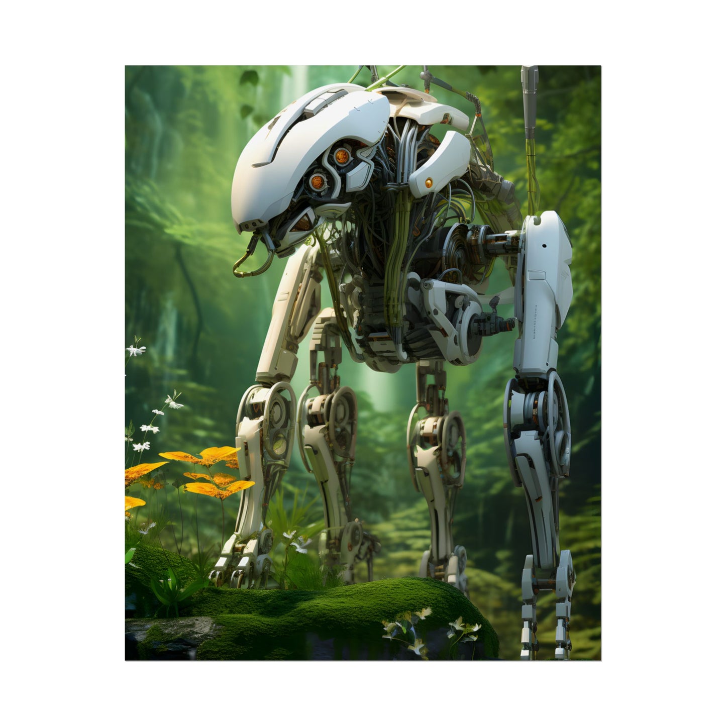 Robotic Wildlife Sanctuary: AI-Operated Oasis - Poster