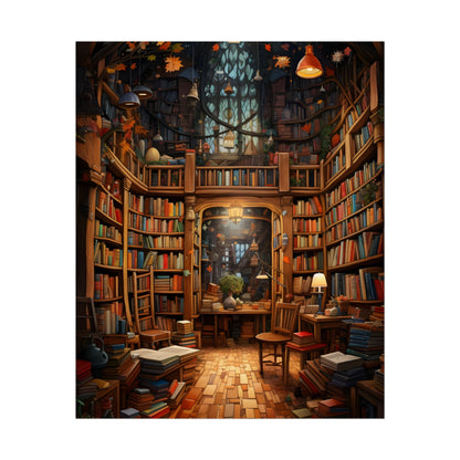 Charming Magical Bookshop: Cozy Book Lover's Paradise - Poster