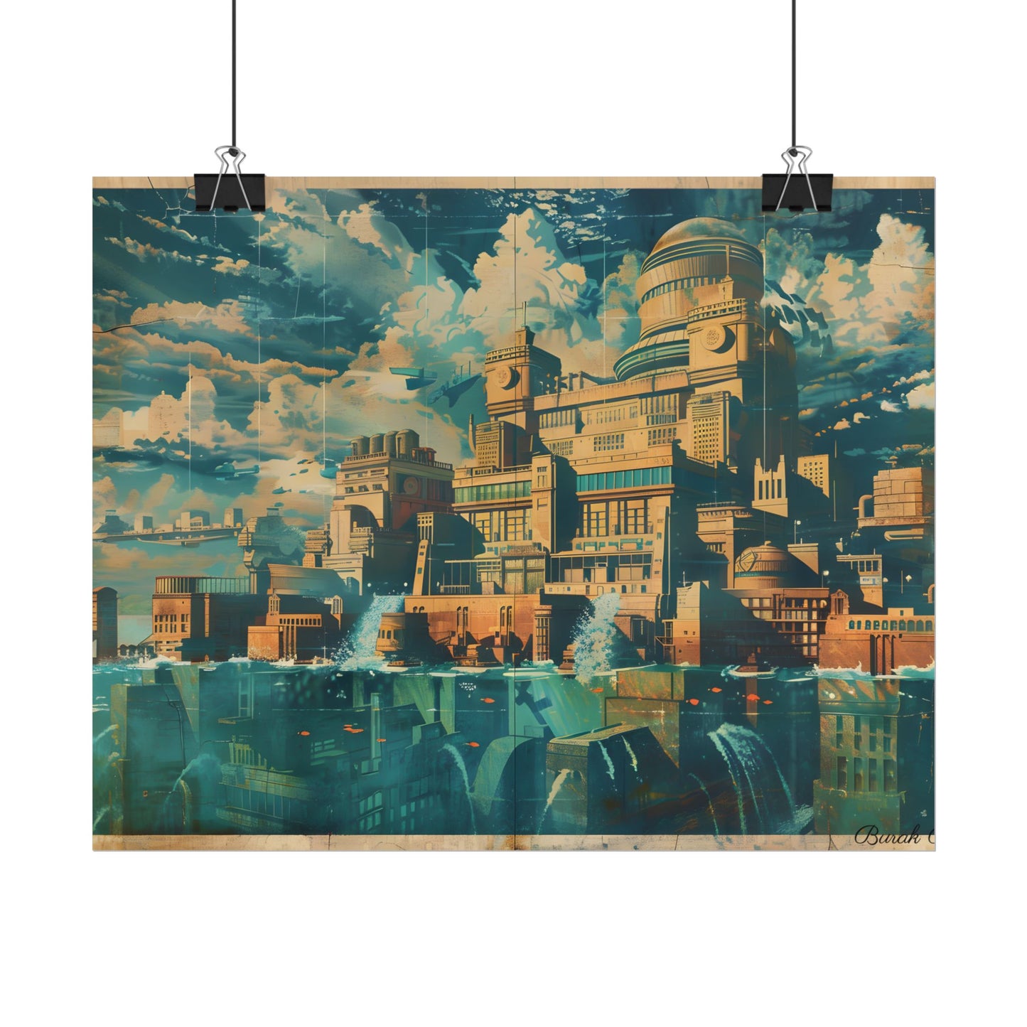 Vintage Travel Poster: Explore The Underwater Destination - Poster