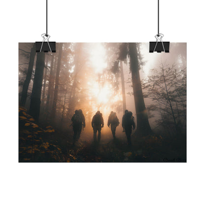 Adventure Through The Mysterious Forest: Group Expedition - Poster