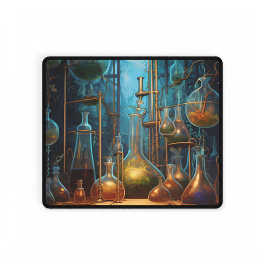 Lab Technician's Focus: Biotechnology Science in Action - Desk Mat
