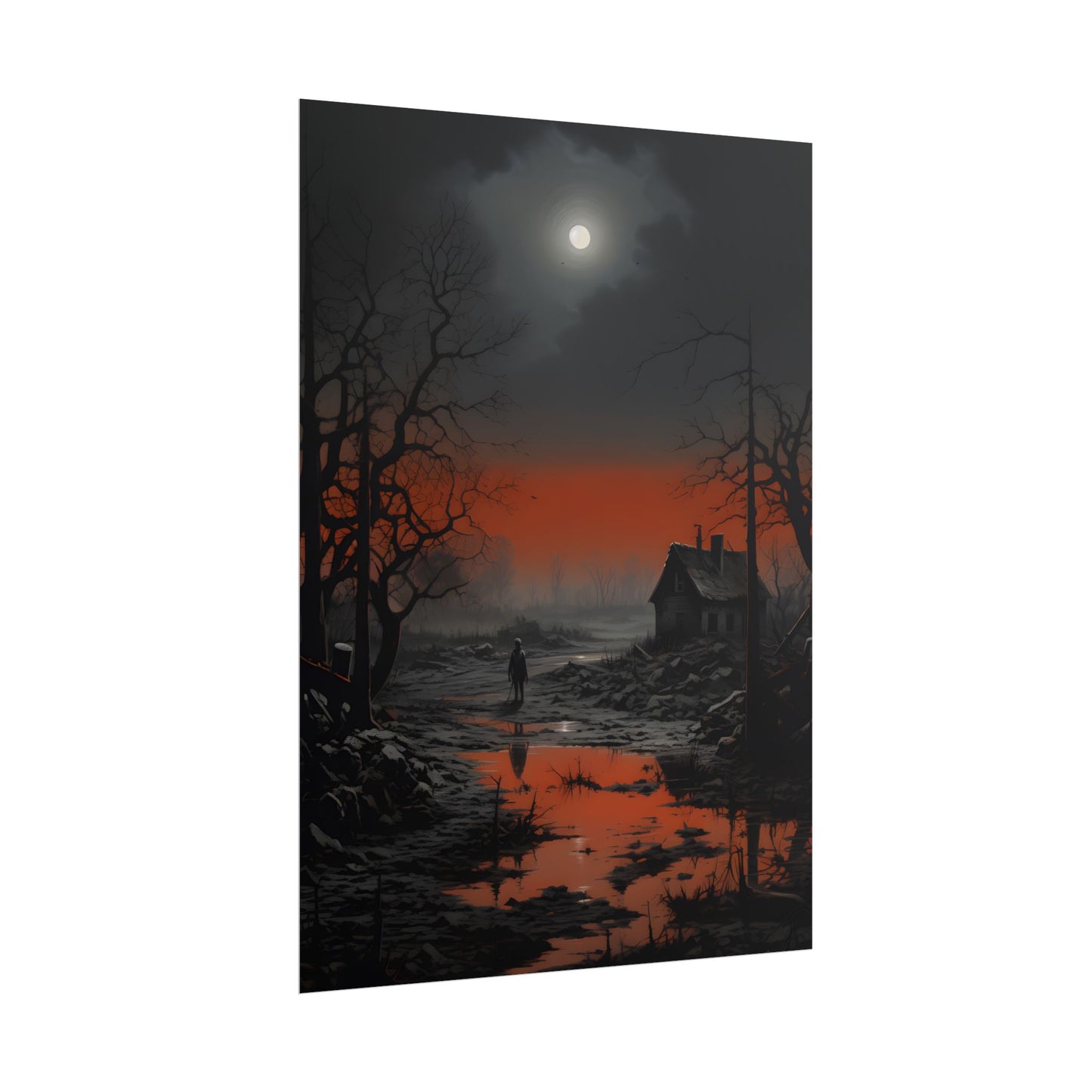 Daytime City Portrait: Outdoors Artwork - Poster