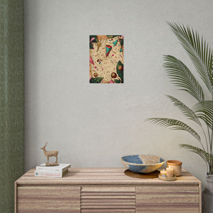 Whimsical Portrait with a Large Nose - Poster