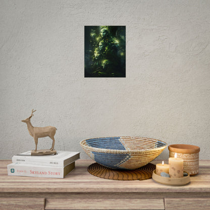 Mystical Morning Guardians: Ancient Forest Spirits - Poster