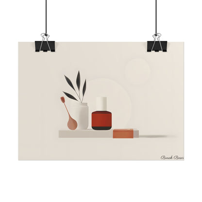 Minimalist Electronic Device: Bold Modern Art Illustration - Poster