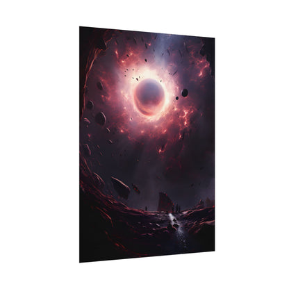 Cosmic Black Hole: Massive Planet in Stellar Orbit - Poster