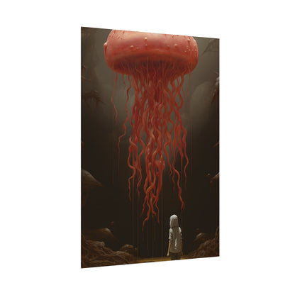 Serious Book Cover Art: Illustrative Masterpiece - Poster