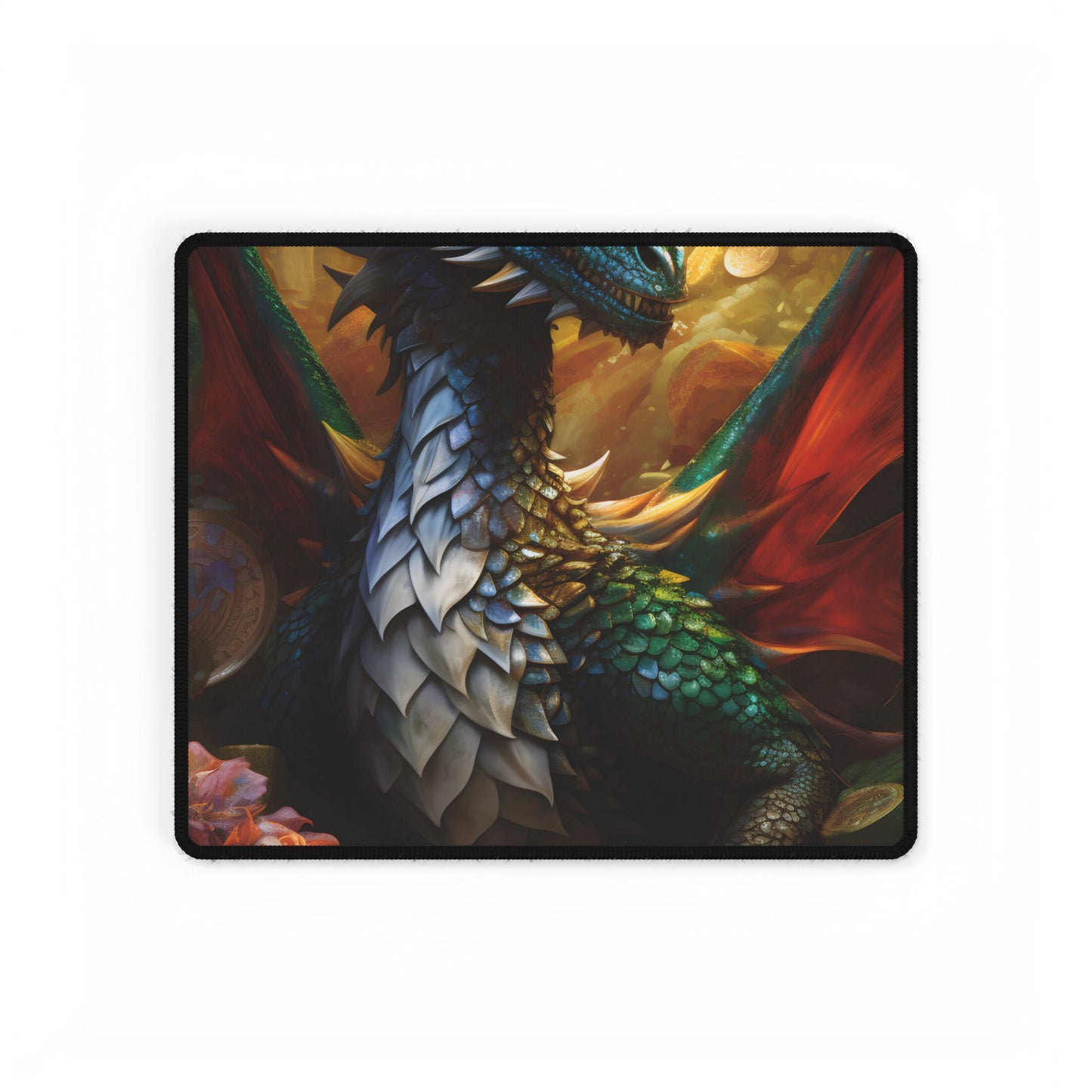 Epic Fantasy Dragon: Ancient Guardian of Wonder - Desk Mat