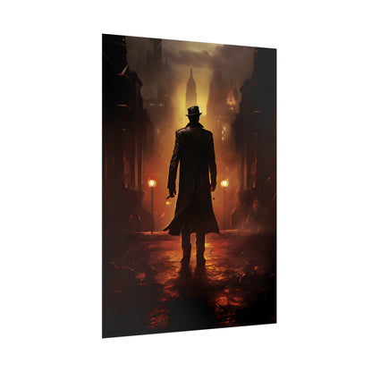 Urban Fantasy Detective: Mystery Graphic Novel Artwork - Poster