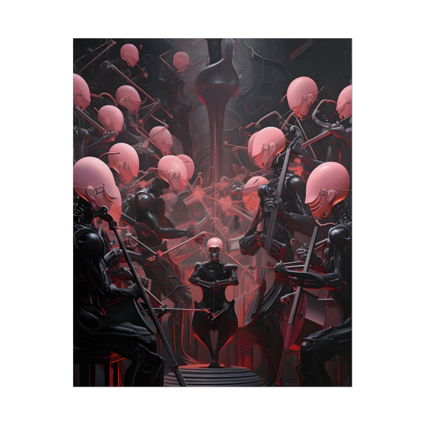 Robot Symphony: A Sentient Orchestra of Robots in Harmony - Poster