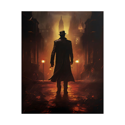 Urban Fantasy Detective: Mystery Graphic Novel Artwork - Poster