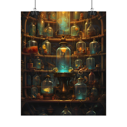 Lab Curiosities: Mysterious Research Space Artwork - Poster