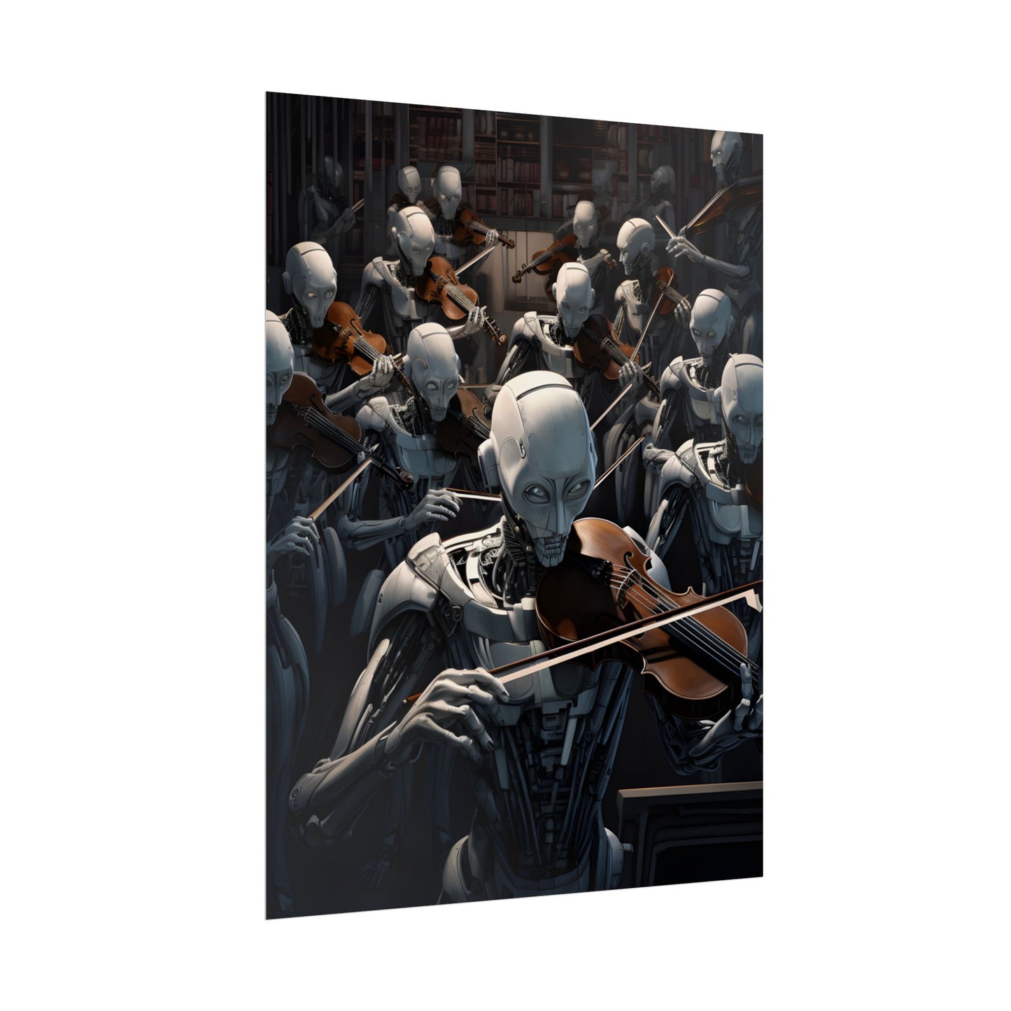 Sentient Robot Symphony: A Robot Orchestra - Poster