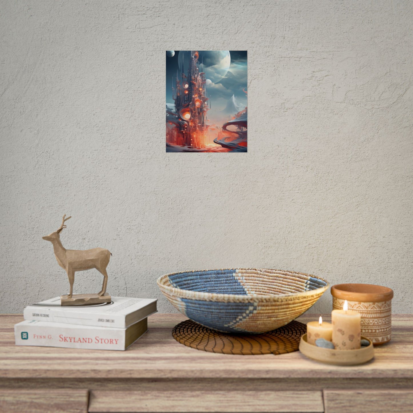 Cyber Dreams: Abstract Artwork - Poster