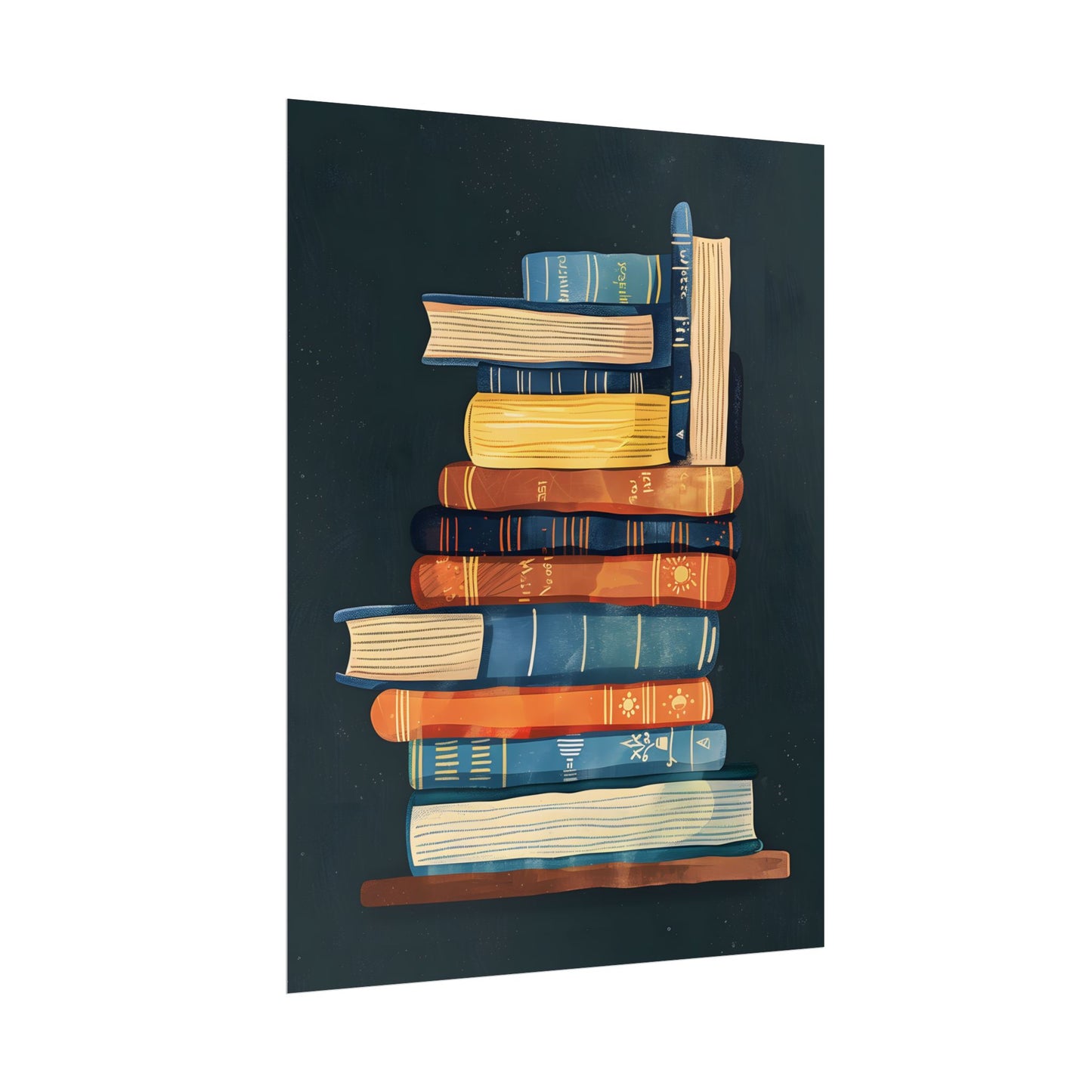Custom Book Art: Literary Illustration - Poster