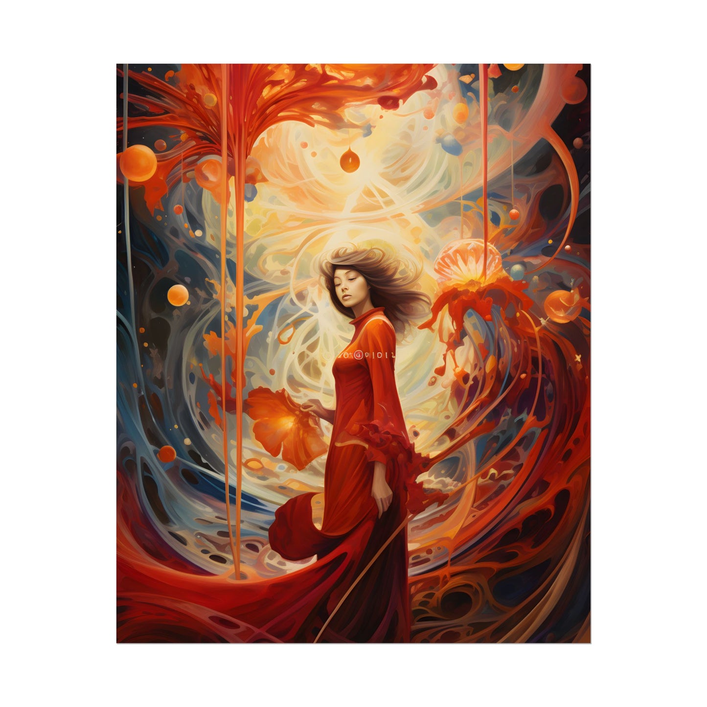 Stellar Gallery: Cosmic Abstract Art Collection - Poster