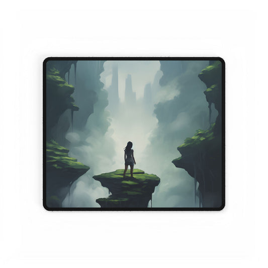 In Conversation: Indoor Portrait Artwork - Desk Mat