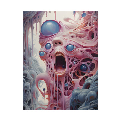 Fabric of Reality: Vibrant Portals and Rifts Artwork - Poster