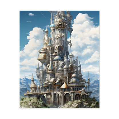 Floating City Columbia 6: Breathtaking Modern Cityscape - Poster