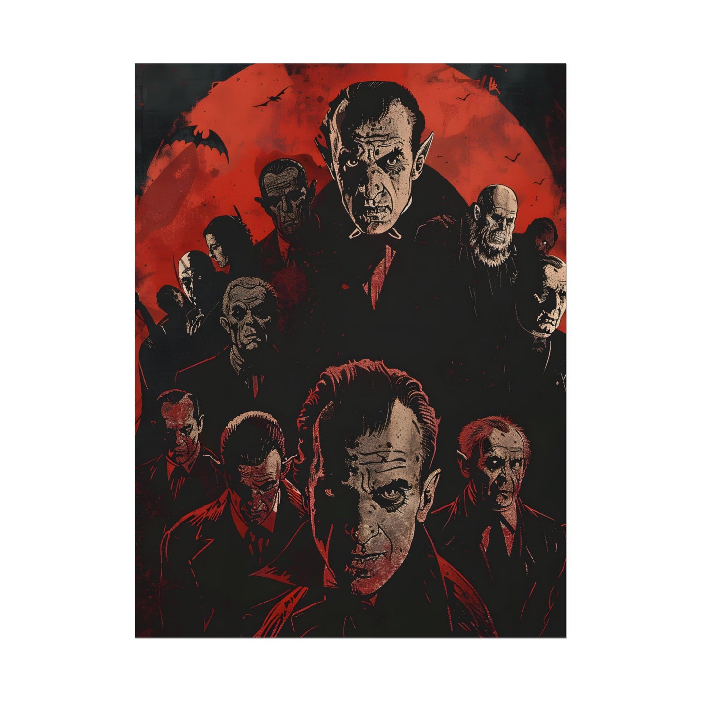 Mischievous Vampires: A Charismatic Leader's Nightly Revelry - Poster