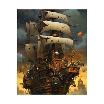 Swashbuckling Time Travelers: Maritime Adventure - Poster
