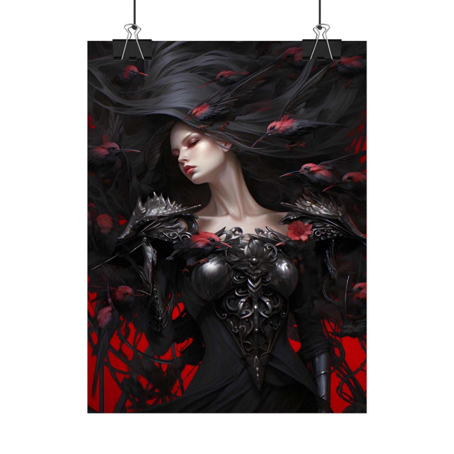 Enigmatic Songbird: Nature's Guardian Art - Poster