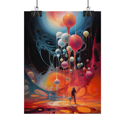 Cosmic Art Gallery: Enchanting Celestial Realm - Poster