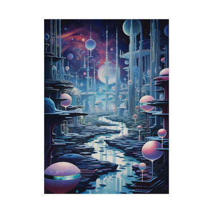 Celestial Art Gallery: Modern Architectural Design - Poster