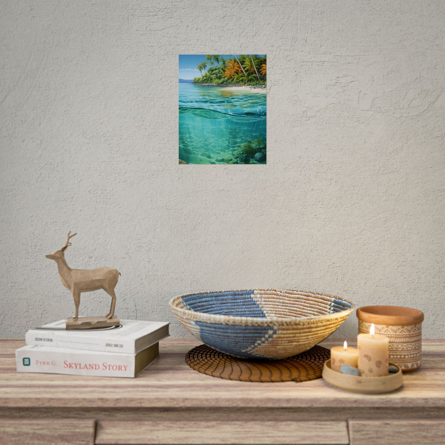 Tropical Island Paradise: Serene Natural Beauty - Poster