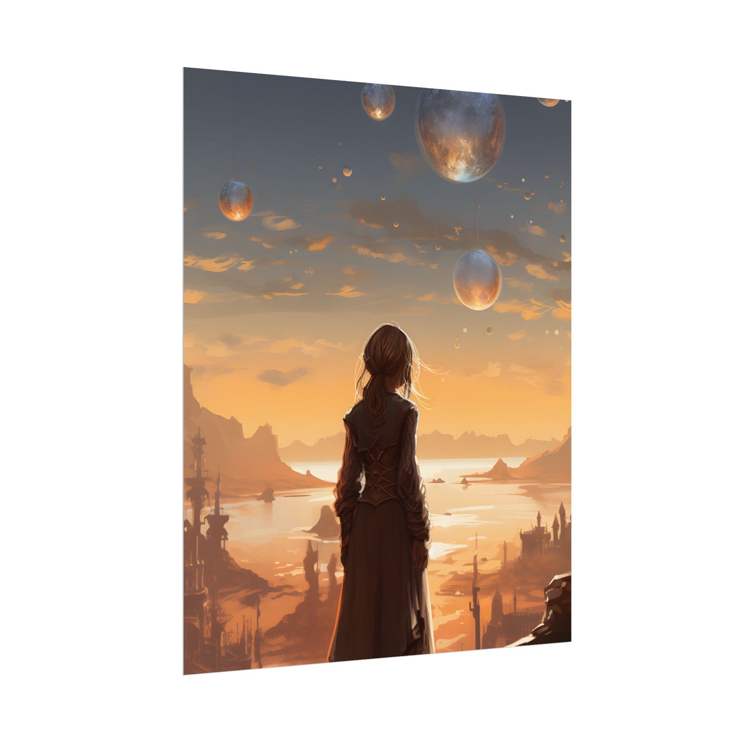 Casual Selfie: Reflection Artwork - Poster