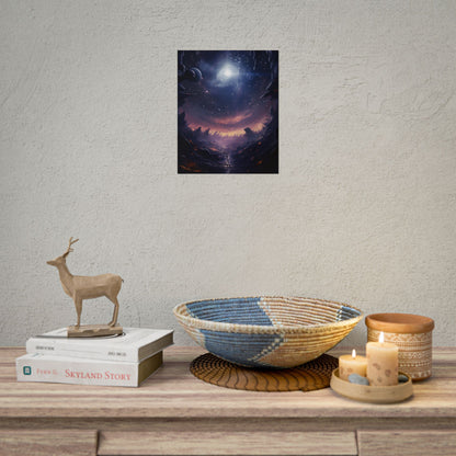 Black Hole Cosmic Art: A Planetary Masterpiece - Poster